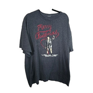 National Lampoons Cousin Eddie Merry Christmas Short Sleeve Top Mens Size 2X
